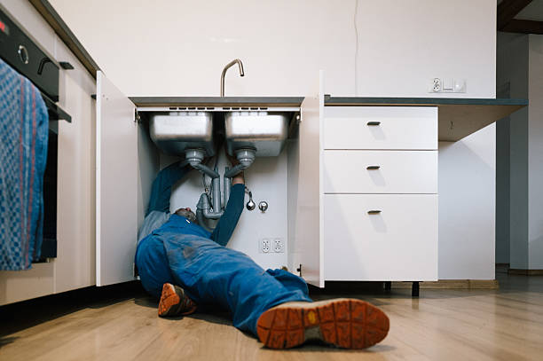 Professional Plumbing technician working in Walnut Bottom, PA